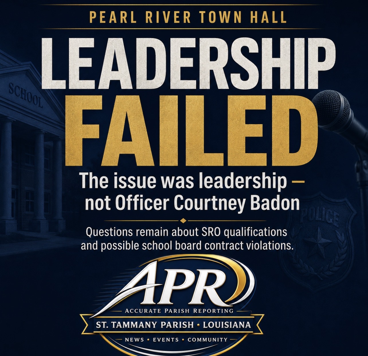 Who Is Verifying the Qualifications of Officers Assigned to Our Schools?