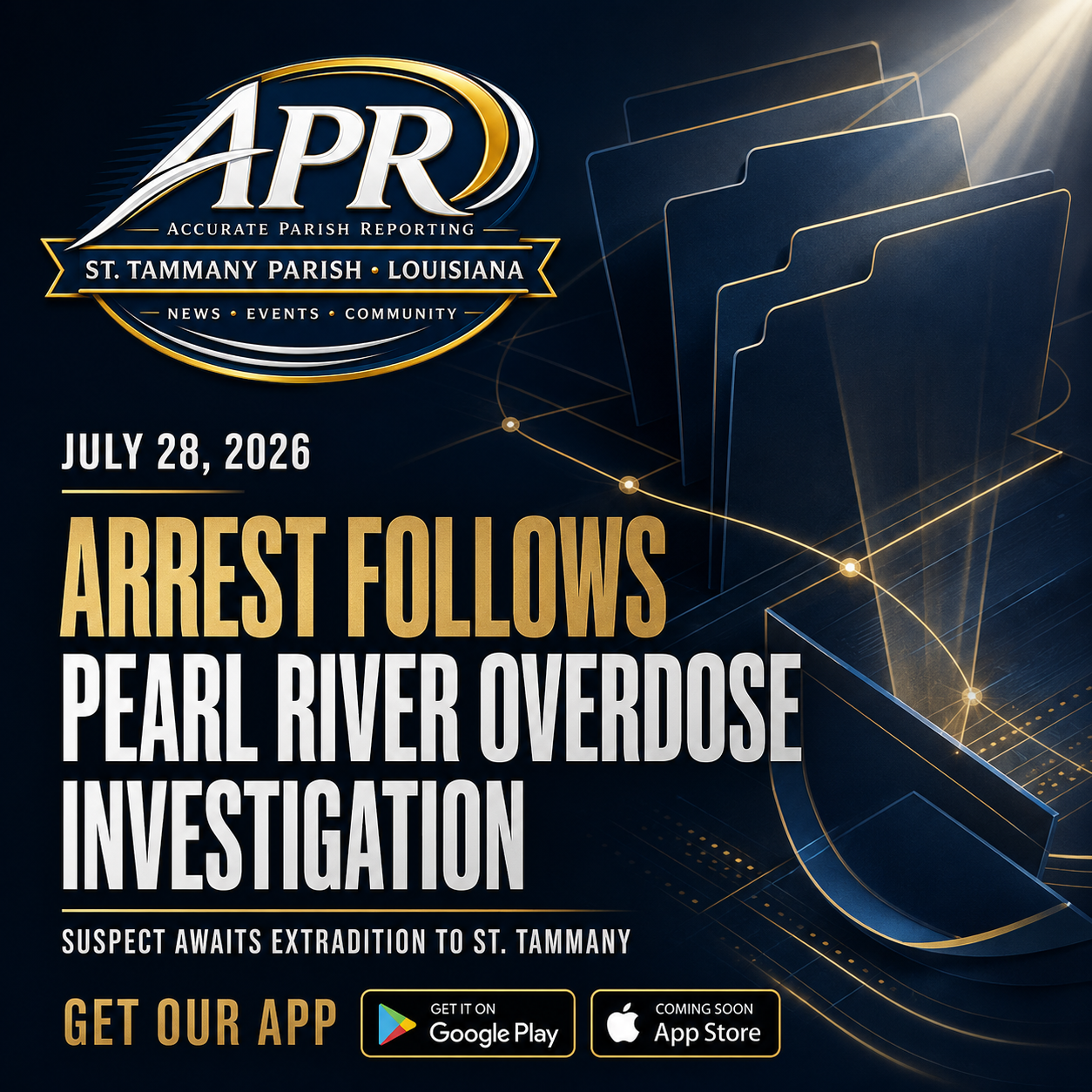 Suspect Arrested After Pearl River Overdose Investigation Leads to Orleans Parish