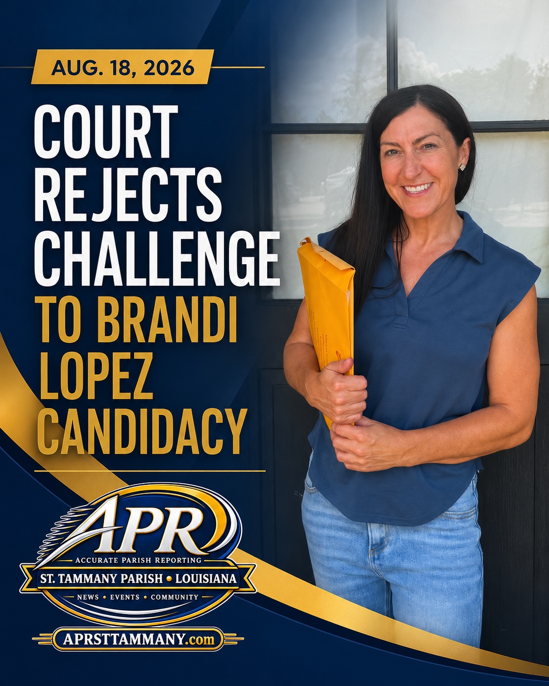 Court Rejects Challenge to Brandi Lopez Candidacy for St. Tammany School Board