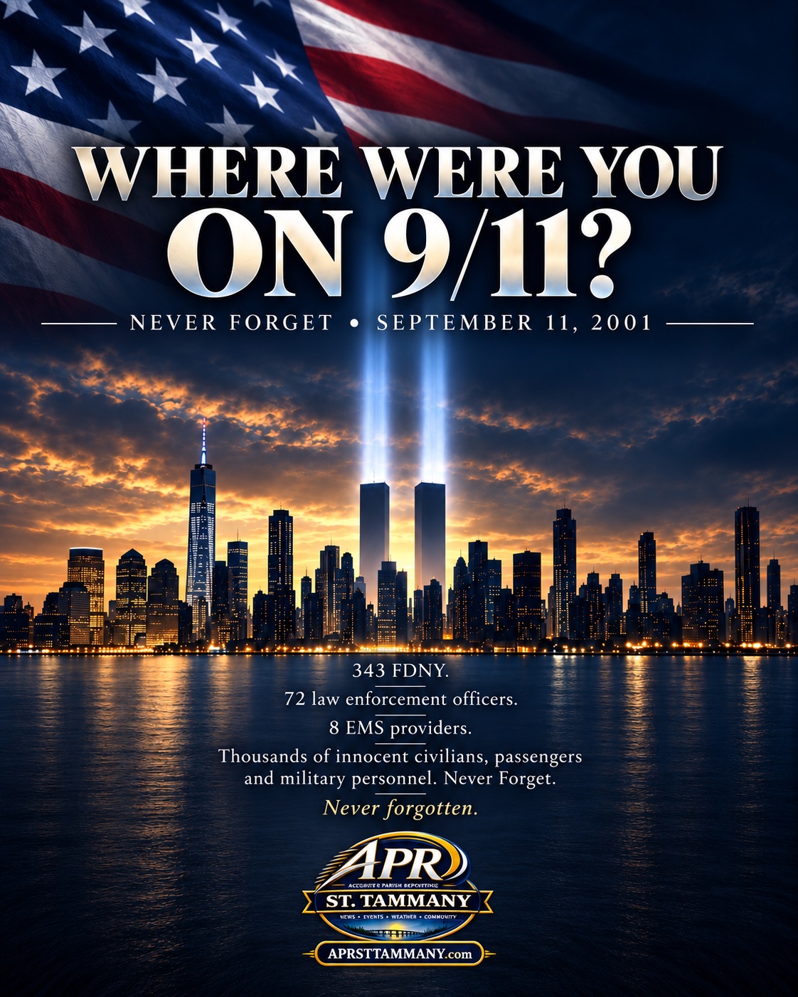 🇺🇸 WHERE WERE YOU ON SEPTEMBER 11, 2001?
