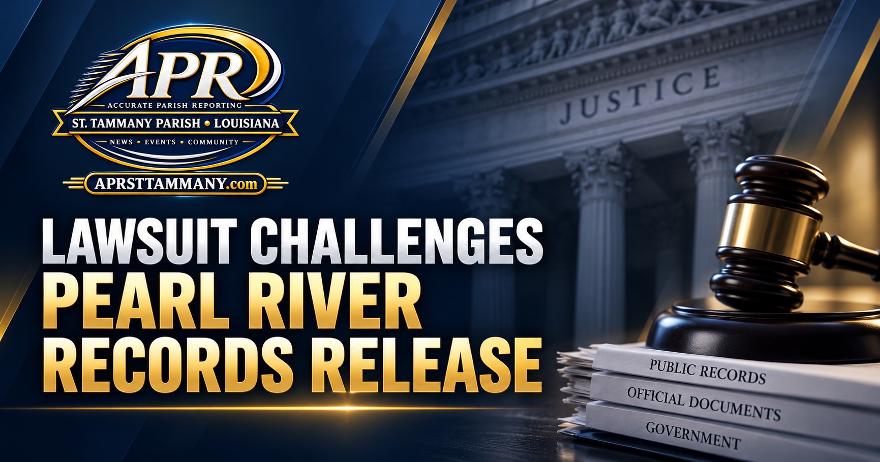 Lawsuit Challenges Pearl River Records Release, References APR St. Tammany Reporting