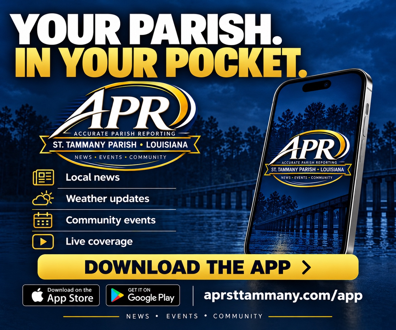 📱 ST. TAMMANY PARISH, YOUR LOCAL NEWS IS NOW IN YOUR POCKET!