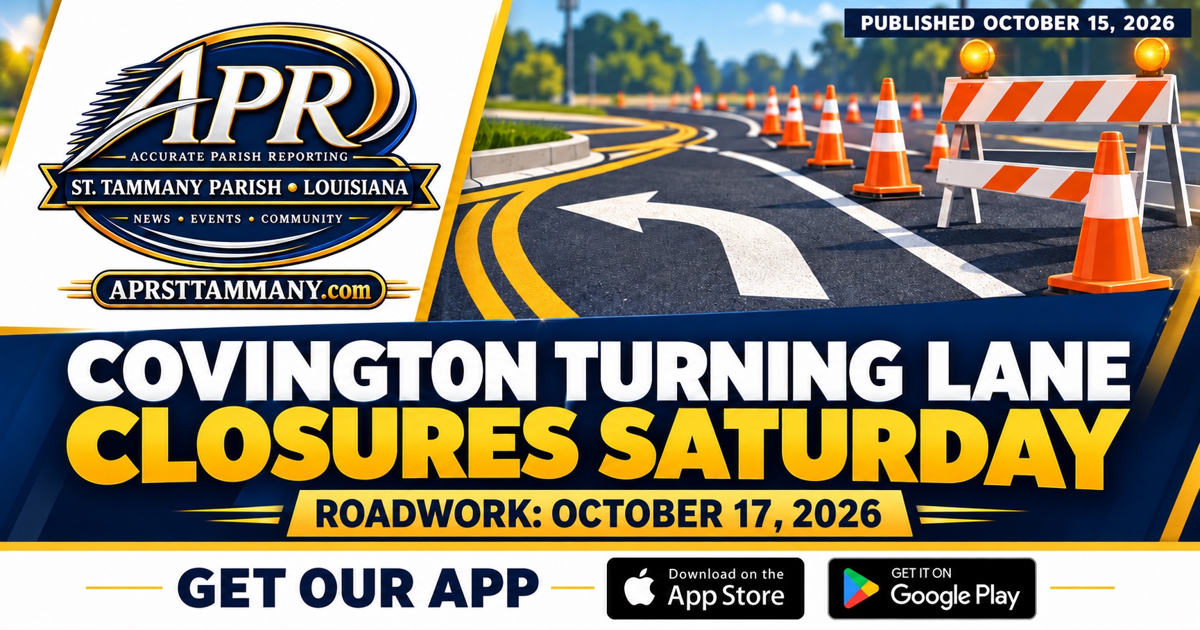 Saturday Turning Lane Closures Could Bring Heavy Delays in Covington