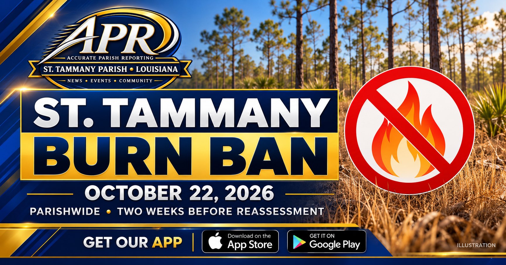 St. Tammany Issues Parishwide Burn Ban as Drought Persists